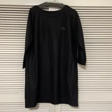 chambre de charme 7부 소매 원피스 블랙