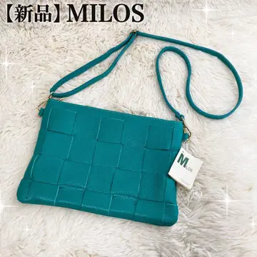 [ 새상품 ] MILOS 이탈리아제 뜨개질 메쉬 숄더백