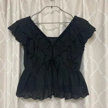 MOUSSY 반팔 오프숄더 상의