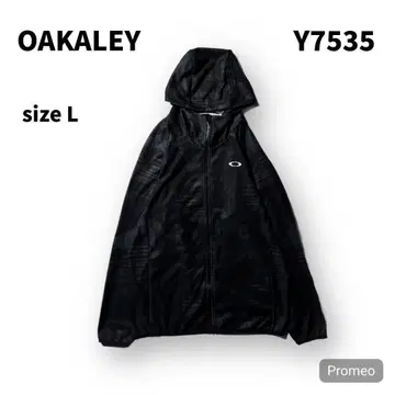 [ 즉시 구매 OK ] OAKLEY 후드티 후디 사이즈 L 블랙