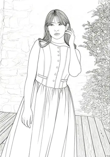 Deauville Gathered Long Dress