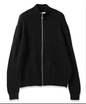 jieda 24AW RIPPLES ZIP UP KNIT