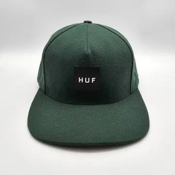 HUF 다크 그린 스냅백 캡