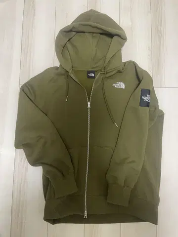 THE NORTH FACE 올리브 풀 집업 후드티 L