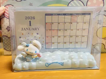 산리오 2026 탁상 달력 스케줄 사진 액자 시나모롤