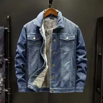 플리스 라이닝 데님 자켓