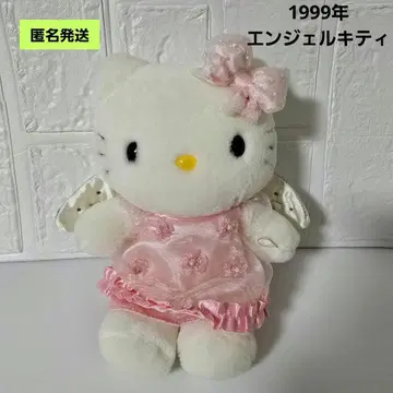 [익명] 산리오 헬로키티 엔젤 봉제 인형 천사 전보 1999년 NTT