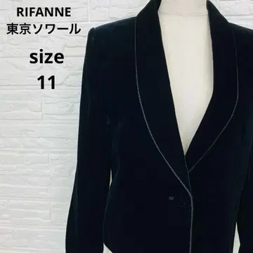 도쿄 소와르 테일러드 자켓 벨벳 고급 블랙 벨벳 11