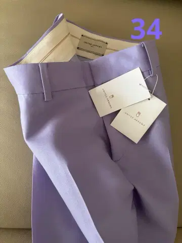 UNITED ARROWS 라일락 팬츠 택 포함 새상품 정가 33,000엔