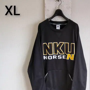 구제 의류 러셀 애슬레틱 풀오버 트랙 자켓 블랙 XL