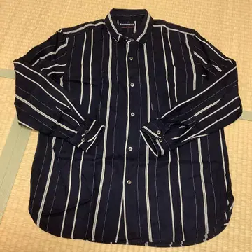 TIGRE BROCANTE 긴팔 셔츠 네이비/화이트