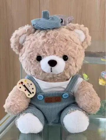 베이지색 곰 봉제 인형