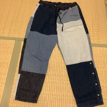 TIGRE BROWN 멀티 컬러 와이드 팬츠