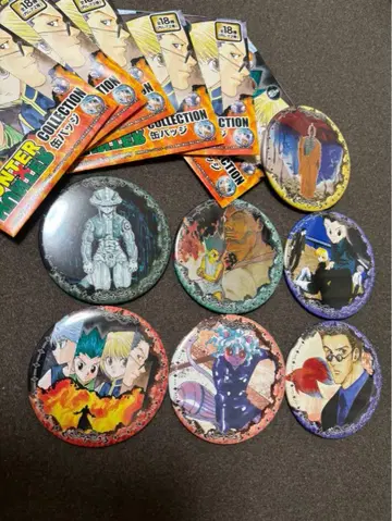 HUNTER x HUNTER 컬렉션 캔뱃지 곤 키루아 크라피카 원작