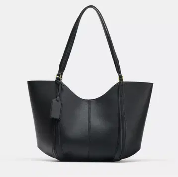 완판템 ZARA 맥시 쇼퍼백 택 포함 새상품 블랙