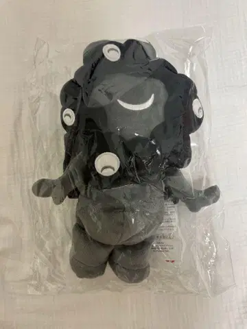 블랙 미야쿠미야쿠 전신 봉제 인형 파우치