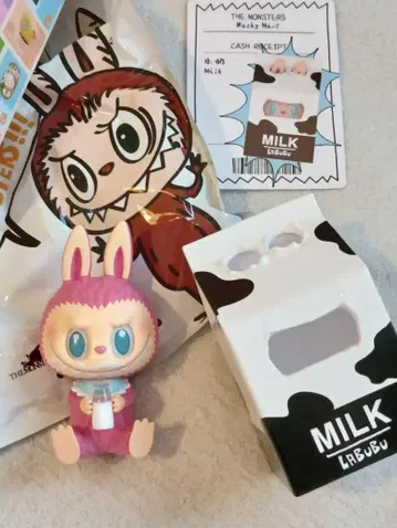 POP MART LABUBU MILK 마그넷 Wacky Mart 라부부