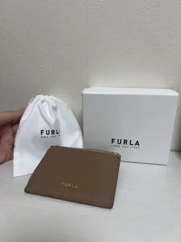 FURLA 브라운 카드 케이스