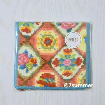 [ 미개봉 새상품 ] 페이 라브라리 오토메틱 타일 손수건 파우치