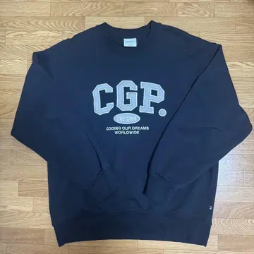 codegraphy CGP 아치 로고 맨투맨 네이비 M