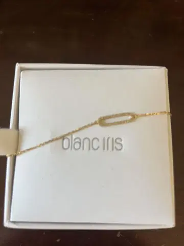 blanc iris 골드 체인 팔찌