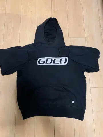GDEH 블랙 후드티 굿 이너프