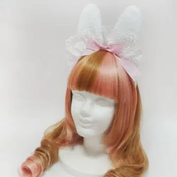 Angelic Pretty 리본 버니 카페 머리띠