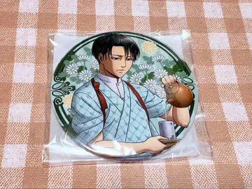 진격의 거인 리바이 병장 캔뱃지 스위츠 파라다이스 한정판