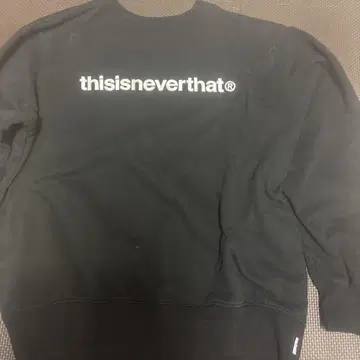 thisisneverthat 블랙 맨투맨