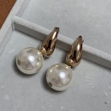 ZARA 펄 골드 귀걸이