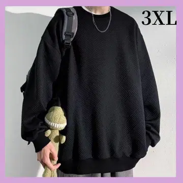 [ 인기 상품 ] 3XL 블랙 오버 사이즈 맨투맨 풀오버 남녀 공용