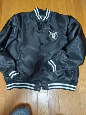레이더스 스타디움 자켓 블랙 NFL