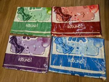 [ 4개 세트 덕질 머플러 타월 ROUND1 라운드 원