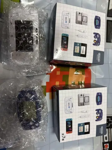 Wii U 아크릴 키링 세트 화이트 퍼플