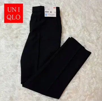 [ 새상품 ] UNIQLO 블랙 감동 팬츠 울라이크 M 사이즈