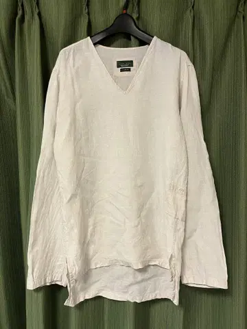 [ 고급 ] ZARA MAN 롱 기장 린넨 100% 긴팔