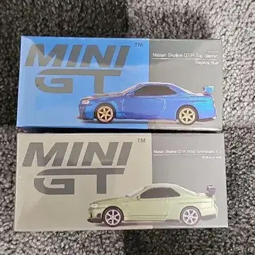 MINI GT R34 GTR 미니카 2개 세트