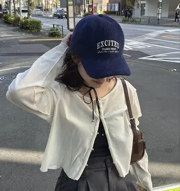 kastane 벨로아 튤 2WAY 가디건