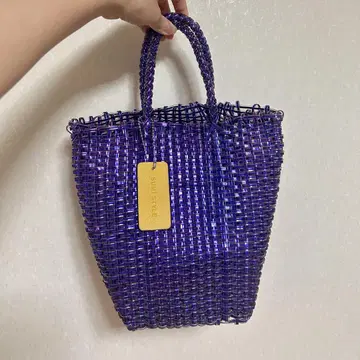 새상품급 이아파피요네 SUM1 STYLE 메탈릭 카고백 핸드백
