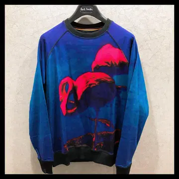 [ 새상품 ] 폴스미스 맨투맨 S 사이즈 올 패턴 블루 계열