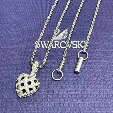 60/SWAROVSKI/스와로브스키/목걸이/하트/실버