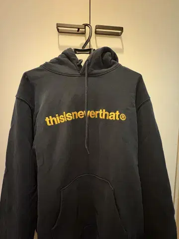 thisisneverthat 다크 그레이 후드티