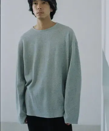 LIDNM SILK BLEND WAFFLE LS-T L 사이즈
