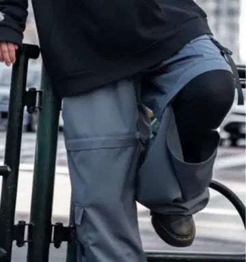 gibous 카고 팬츠 그레이