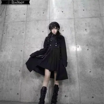 [ 즉시 구매 가능 ] DimMoir 투쟁 트렌치코트 L 사이즈 블랙