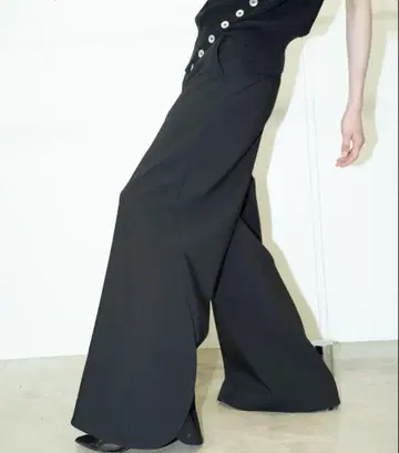goat essence SIDE SLIT WIDE PANTS size3