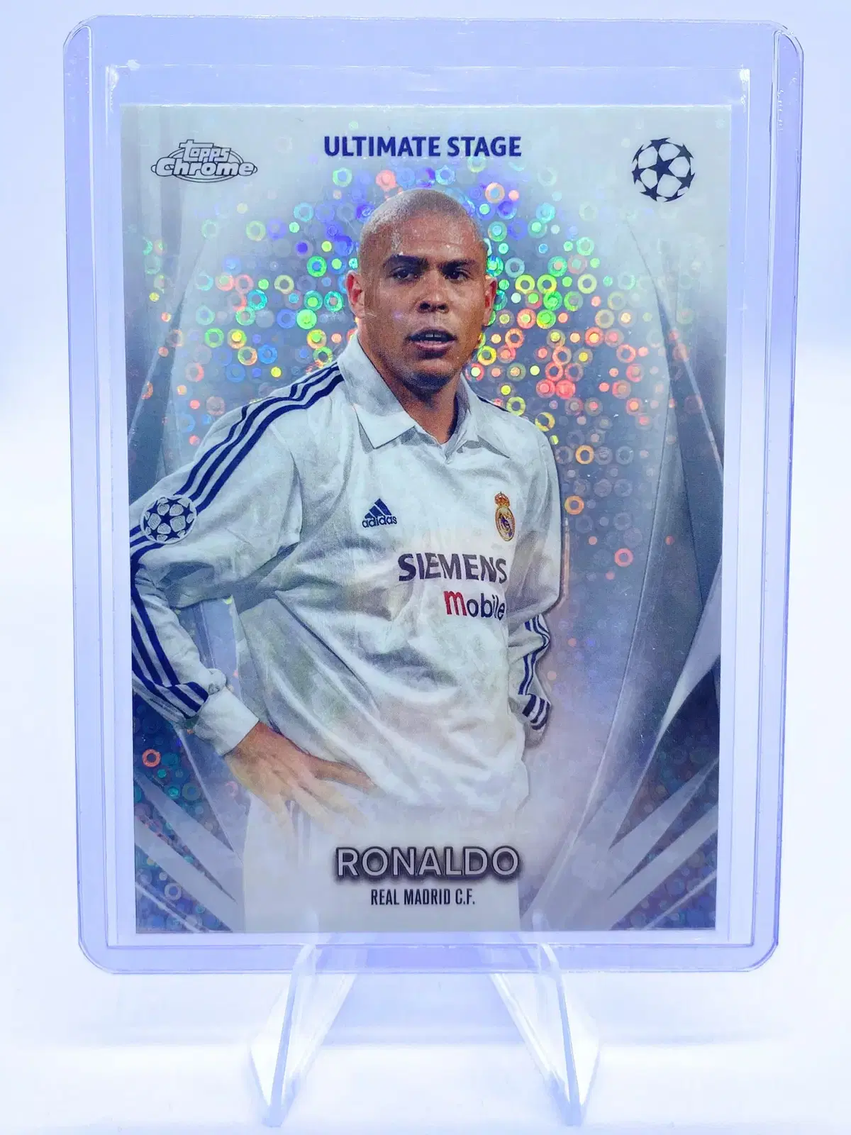 호나우두 Topps UEFA Ultimate stage 레알마드리드 리플