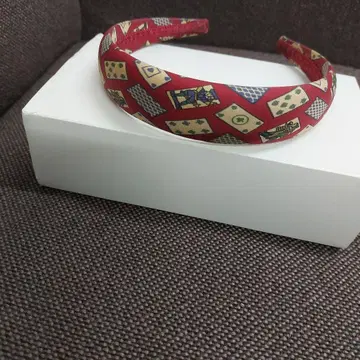 에트로 머리띠 트럼프 무늬 헤어 액세서리 ETRO