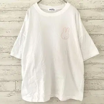 미피 miffy 원 포인트 로고 풀오버 [ L ] 우사코짱