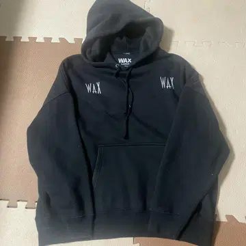 WAX 블랙 후드티 L 사이즈